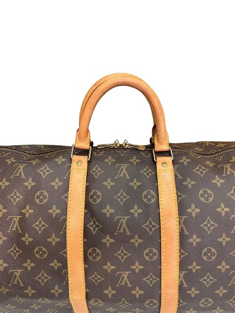 borsone lv marrone|Louis Vuitton Borsone Keepall 55 Monogram .